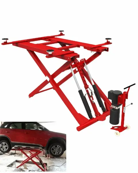 Low Rise Scissor Lift For  Washing  Bay